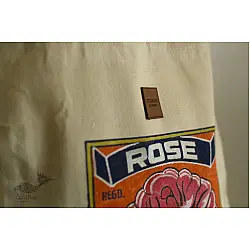 Carnival on Canvas | Canvas Hand Painted Bag ~ (Two color options)